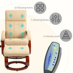 Fauteuil inclinable pivotant haut dossier 26 moderne avec télécommande