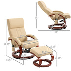 Fauteuil inclinable pivotant haut dossier 26 moderne avec télécommande