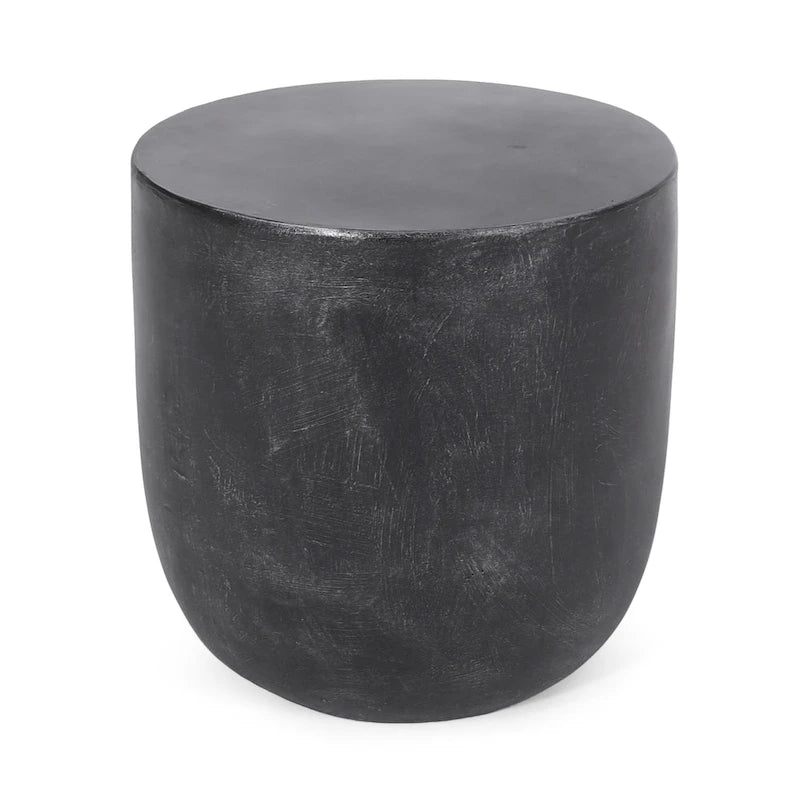 Table d'appoint en béton léger