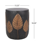 Table d'appoint en béton léger