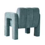 Fauteuil d'appoint rembourré de 79 cm de large en bouclé, fauteuil d'appoint moderne, chaise d'appoint, fauteuil large confortable pour chambre, salon