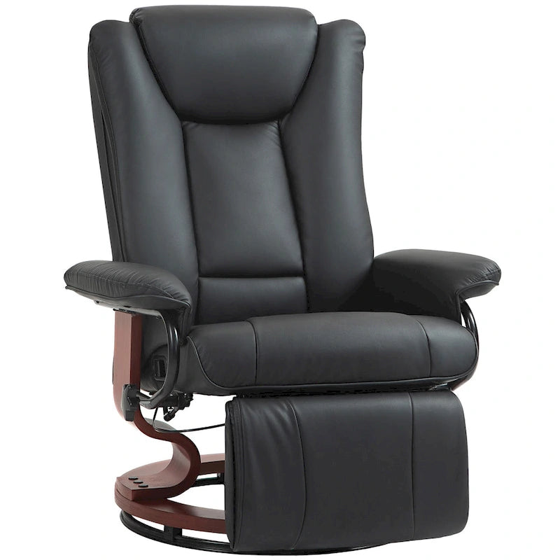 Fauteuil inclinable pivotant à dossier haut 30,7 avec repose-pieds