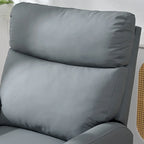 Fauteuil Inclinable Pivotant Électrique en PU avec Rotation à 270°, Inclinaison Électrique de 95-160° et Deux Ports USB - Capacité de 150 kg