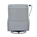 Fauteuil Inclinable Pivotant Électrique en PU avec Rotation à 270°, Inclinaison Électrique de 95-160° et Deux Ports USB - Capacité de 150 kg