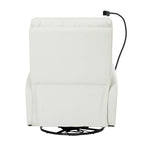 Fauteuil Inclinable Pivotant Électrique en PU avec Rotation à 270°, Inclinaison Électrique de 95-160° et Deux Ports USB - Capacité de 150 kg