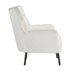 Fauteuil d'appoint en velours à oreilles de 32 pouces