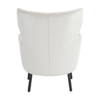 Fauteuil d'appoint en velours à oreilles de 32 pouces
