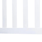 Lit plateforme queen en acacia, style ferme moderne