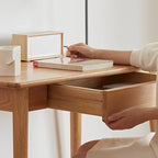 Bureau d'étude en bois massif avec tiroir