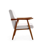 Fauteuil d'appoint en similicuir ambré (Lot de 2)