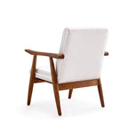 Fauteuil d'appoint en similicuir ambré (Lot de 2)
