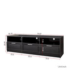 Meuble TV minimaliste moderne meuble TV 80 pouces