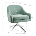 Fauteuil pivotant d'appoint
