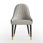Chaises de salle à manger Chaises d'appoint modernes en similicuir (Lot de 4)