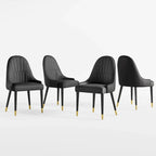 Chaises de salle à manger Chaises d'appoint modernes en similicuir (Lot de 4)