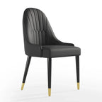 Chaises de salle à manger Chaises d'appoint modernes en similicuir (Lot de 4)