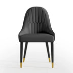 Chaises de salle à manger Chaises d'appoint modernes en similicuir (Lot de 4)