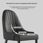 Chaises de salle à manger Chaises d'appoint modernes en similicuir (Lot de 4)