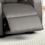Fauteuil inclinable électrique moderne en similicuir et tissu éponge