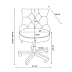 Fauteuil de bureau pivotant sarcelle