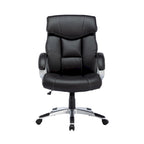 Fauteuil de bureau de direction, cuir PU, roulettes
