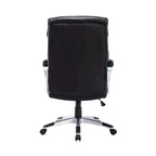 Fauteuil de bureau de direction, cuir PU, roulettes