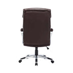 Fauteuil de bureau de direction, cuir PU, roulettes