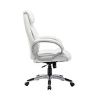 Fauteuil de bureau de direction, cuir PU, roulettes