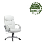 Fauteuil de bureau de direction, cuir PU, roulettes