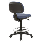 Chaise de dessinateur avec dossier et assise sculptés