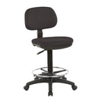 Chaise de dessinateur avec dossier et assise sculptés
