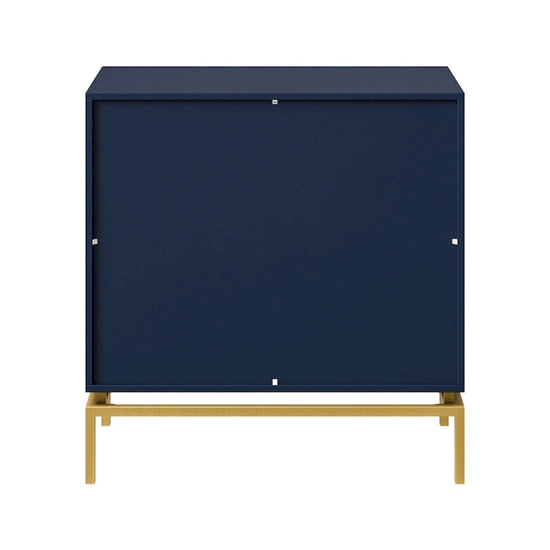 Meuble de rangement 31 mi-siècle avec une base en métal