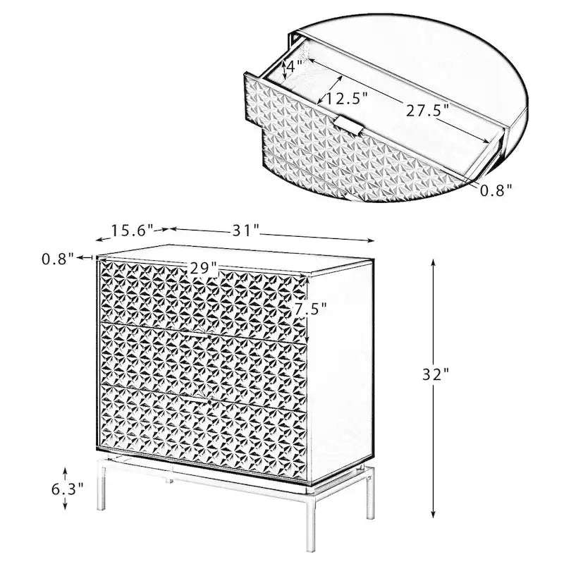Meuble de rangement 31 mi-siècle avec une base en métal