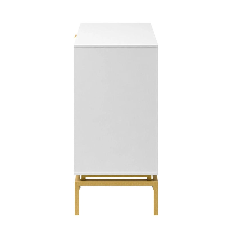 Meuble de rangement 31 mi-siècle avec une base en métal