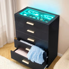 Cinq tiroirs avec LED