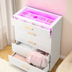 Cinq tiroirs avec LED