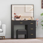 Meuble-lavabo encastré 35,4 avec miroir éclairé - 53,5 H X 35,4 L X 15,7 P