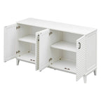 Buffet avec 4 portes grand rangement avec étagères réglables