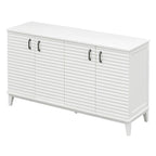 Buffet avec 4 portes grand rangement avec étagères réglables