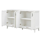 Buffet avec 4 portes grand rangement avec étagères réglables