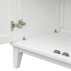 Buffet avec 4 portes grand rangement avec étagères réglables