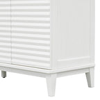 Buffet avec 4 portes grand rangement avec étagères réglables