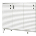 Buffet avec 4 portes grand rangement avec étagères réglables