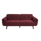 Canapé-lit convertible futon 2 places inclinable et ajustable