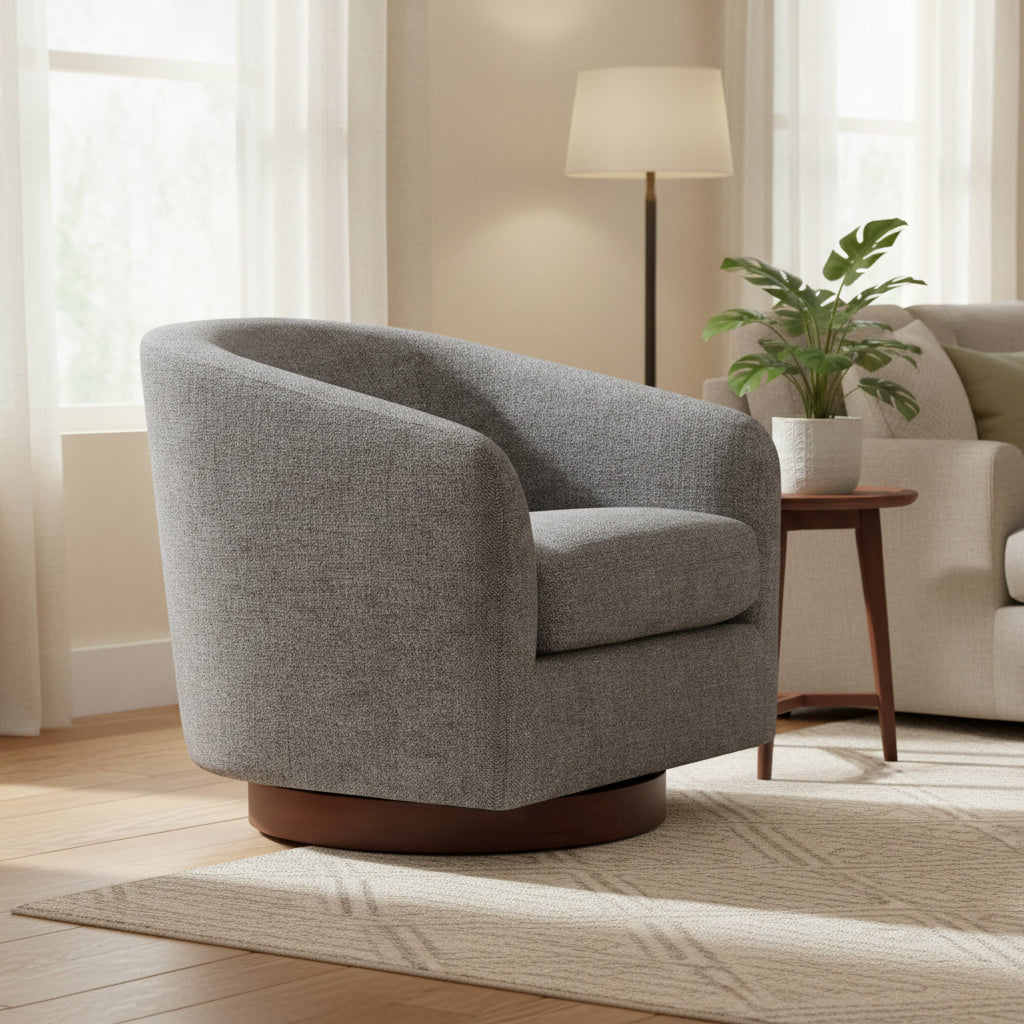 Liam Swivel Accent Chair - Single