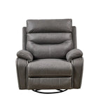 Fauteuil inclinable à bascule double moteur, pivotant, appui-tête motorisé, chargement USB