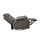 Fauteuil inclinable à bascule double moteur, pivotant, appui-tête motorisé, chargement USB