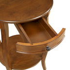 Tables de bout noyer et noir par - 18Dia X 24H