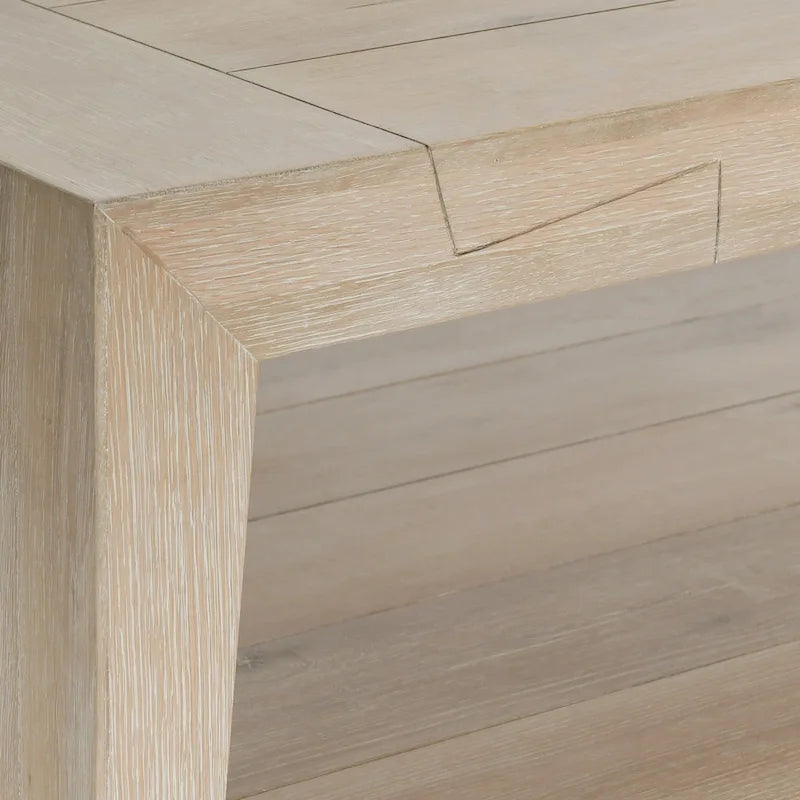 Table basse en chêne de 60 pouces