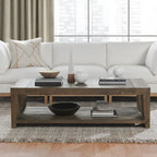 Table basse en chêne de 60 pouces